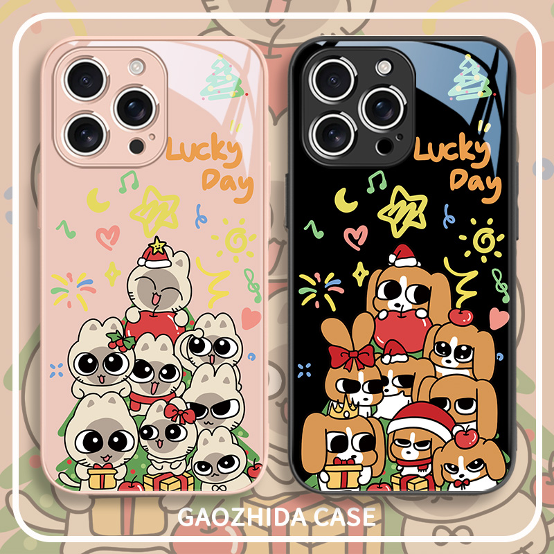 适用苹果17手机壳比格多栋暹罗猫