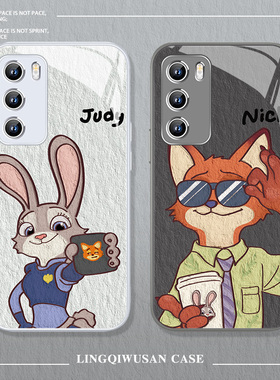 适用华为pura80手机壳疯狂动物城pura70朱迪尼克mate70情侣nova14卡通荣耀400/magic7可爱p60pro套13/12/m60