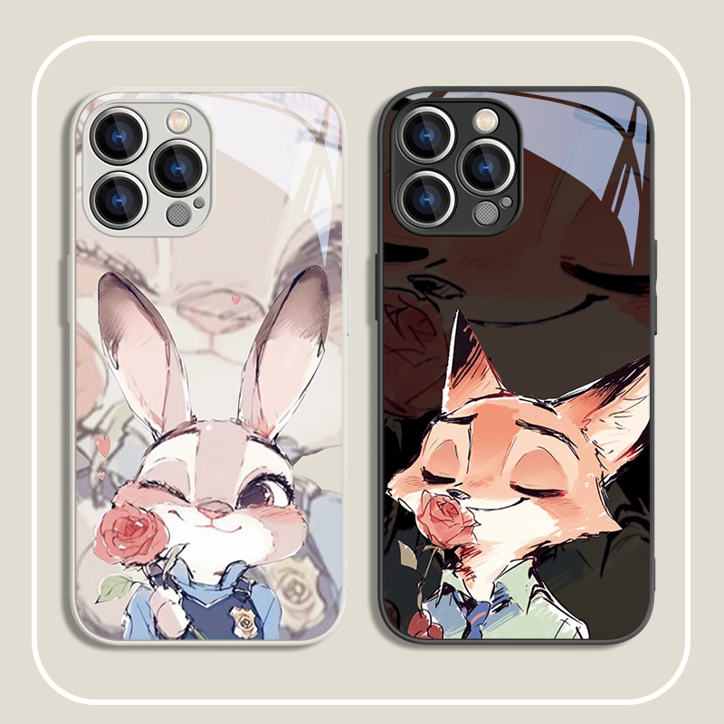 朱迪尼克卡通可爱情侣手机壳