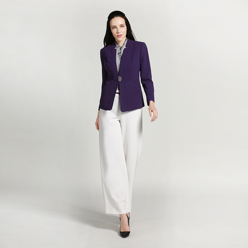 靓诺职业通勤短款西服外套