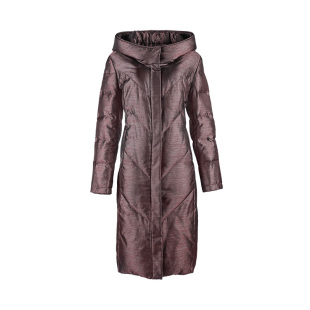 靓诺红灰杂色羽绒服LY19491A