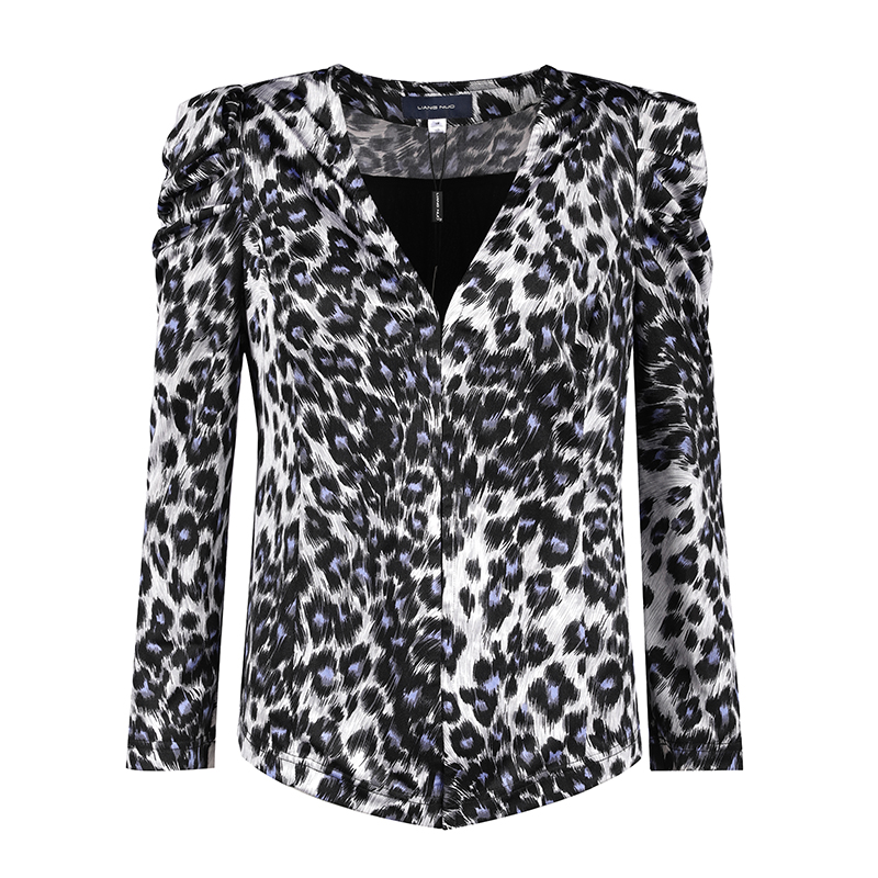 靓诺豹点针织衫LC13012A