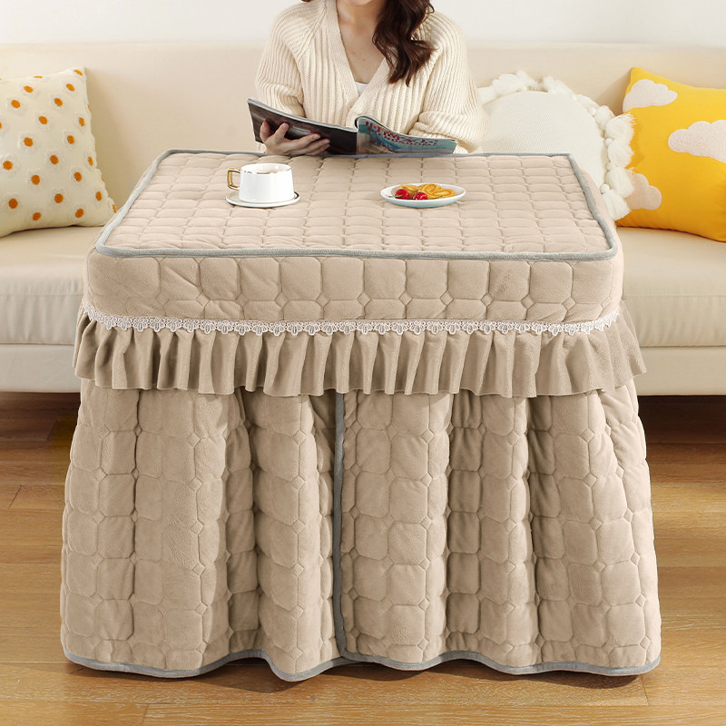 湘织锦新款电炉罩加厚烤火桌罩套