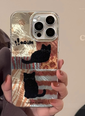豹纹猫咪适用苹果16promax手机壳iphone13141211红米k70小米15荣耀2008090P50保护套华为pura70mate604030s女