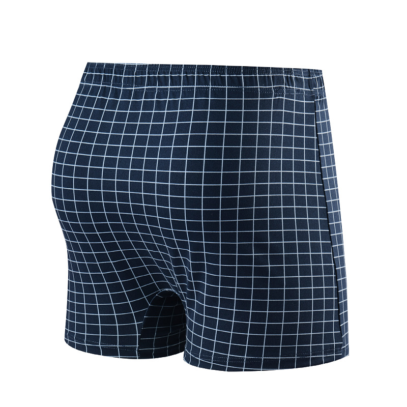 男士内裤男加大码纯棉平角裤四角裤男生全棉男款短裤男式阿罗裤