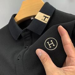 干活穿的衣服男士Polo衫建筑工地工人耐磨耐脏宽松薄款冰丝半截袖