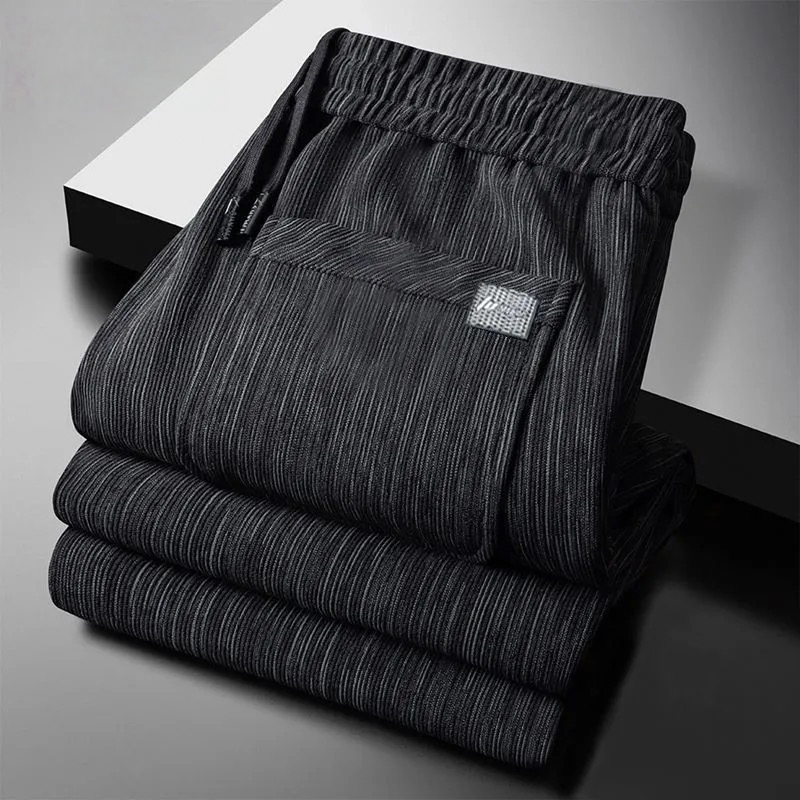 休闲卫裤男士秋冬季加厚灯芯绒