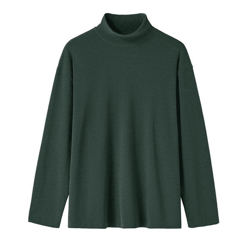 男士打底衫秋冬季半高领修身运动内衣韩版潮流双面德绒保暖T恤男