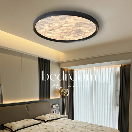 卧室主卧护眼吸顶灯简约现代意式极简2025新款轻奢高级感房间灯具