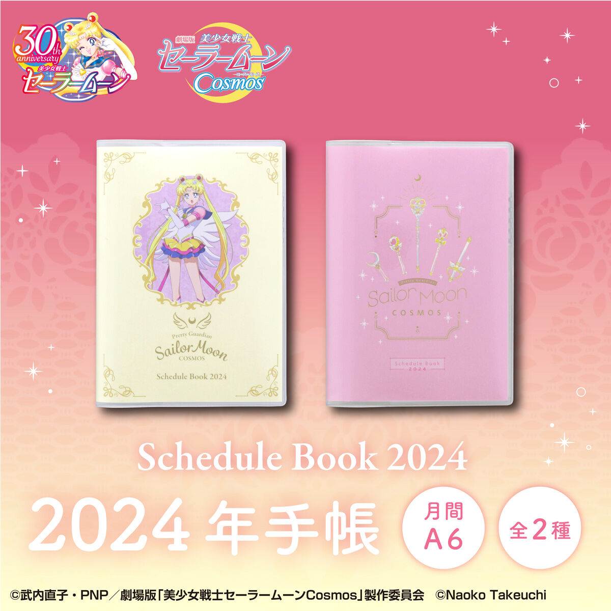 20%off 日本 美少女战士 2024日程本 手账本周计划月计划日记本