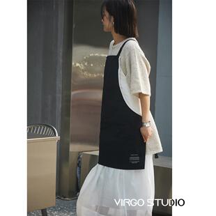 定制logo 咖啡师烘焙美发花艺餐厅防水围裙工作服 设计师款 Virgos