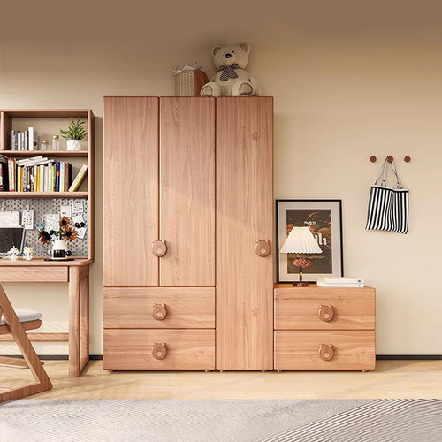 喜力美金儿童组合衣柜实木衣柜