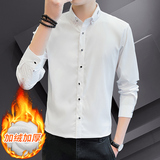 冬季男士加绒加厚衬衫韩版弹力修身刺绣衬衣男101A-CS126加绒-P40,男装衬衫,星座101A, 冬季男士加绒加厚衬衫韩版弹力修身刺绣衬衣男101A-CS126加绒-P40,男装衬衫,星座101A,