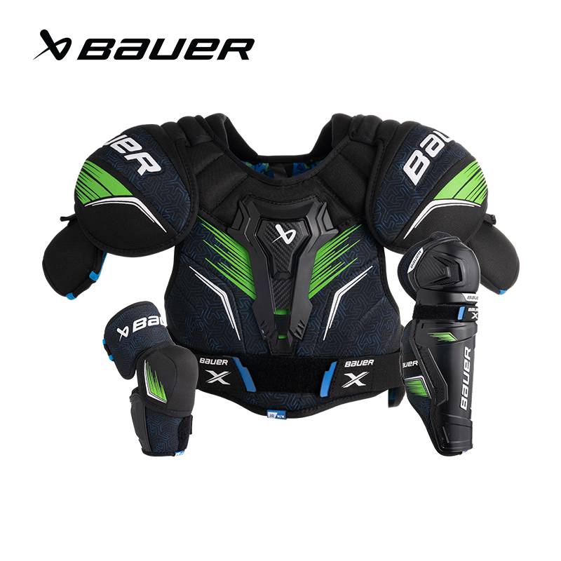 S24 bauer/鲍尔 X护具护胸护肘护腿儿童青少年成人冰上曲棍球装备