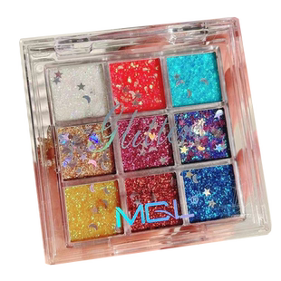 眼妆亮片亮晶晶眼影啫喱儿童脸贴脸脸部装饰化妆钻石脸上贴饰品