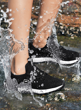 量橙防水运动鞋男鞋户外休闲鞋防滑防污徒步鞋登山鞋防水鞋波鞋女