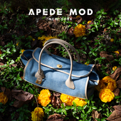 新品 Apede Mod 丹宁牛仔蝙蝠包复古大容量通勤出差手提单肩旅行包