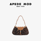 Apede 马鞍包牛皮蟒蛇皮单肩腋下包 限量款 Mod 时尚