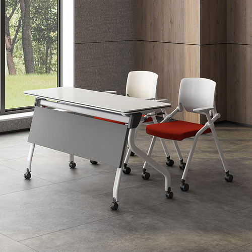 多功能可移动折叠会议桌