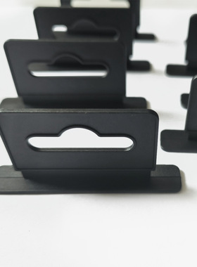 BJS/宝佳盛黑色塑料挂钩包装彩盒飞机孔挂钩通用厂家加工模冲