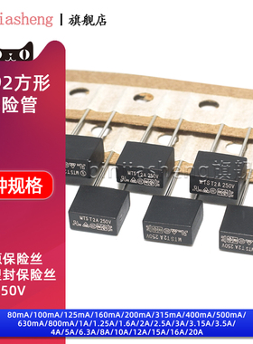 392方形电源保险丝T1A 2A 2.5A 3.15A 4A 5A 6.3A-20A保险管250V