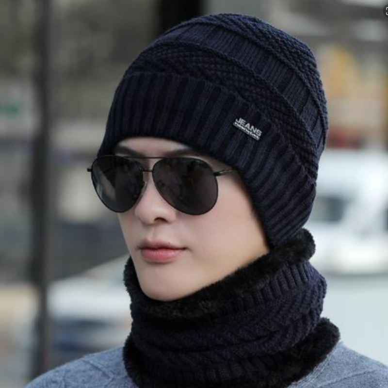 冬季防寒时髦毛线帽针织帽