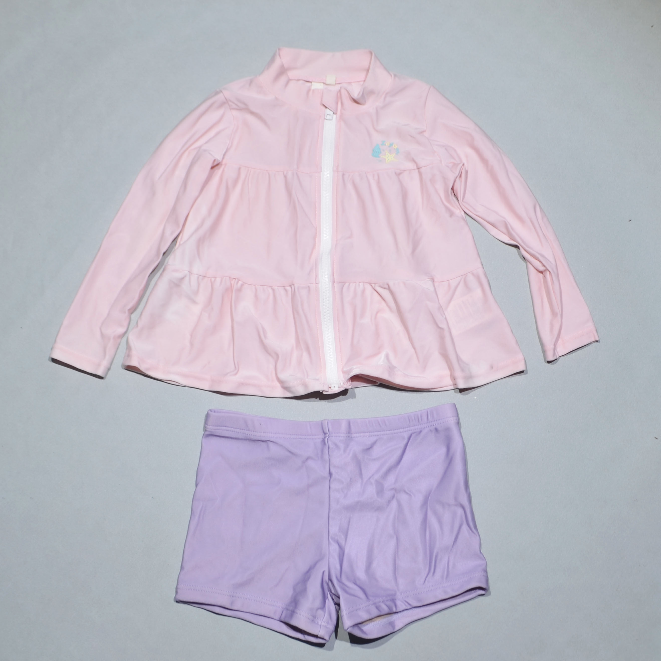 混搭海滩泳池分体泳衣女童中小童