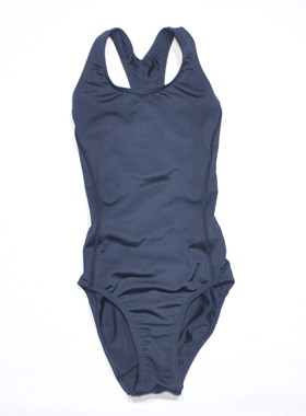 法国原单BOUT****经典黑色圆背款海滩泳池澳洲连体泳衣女童中小童