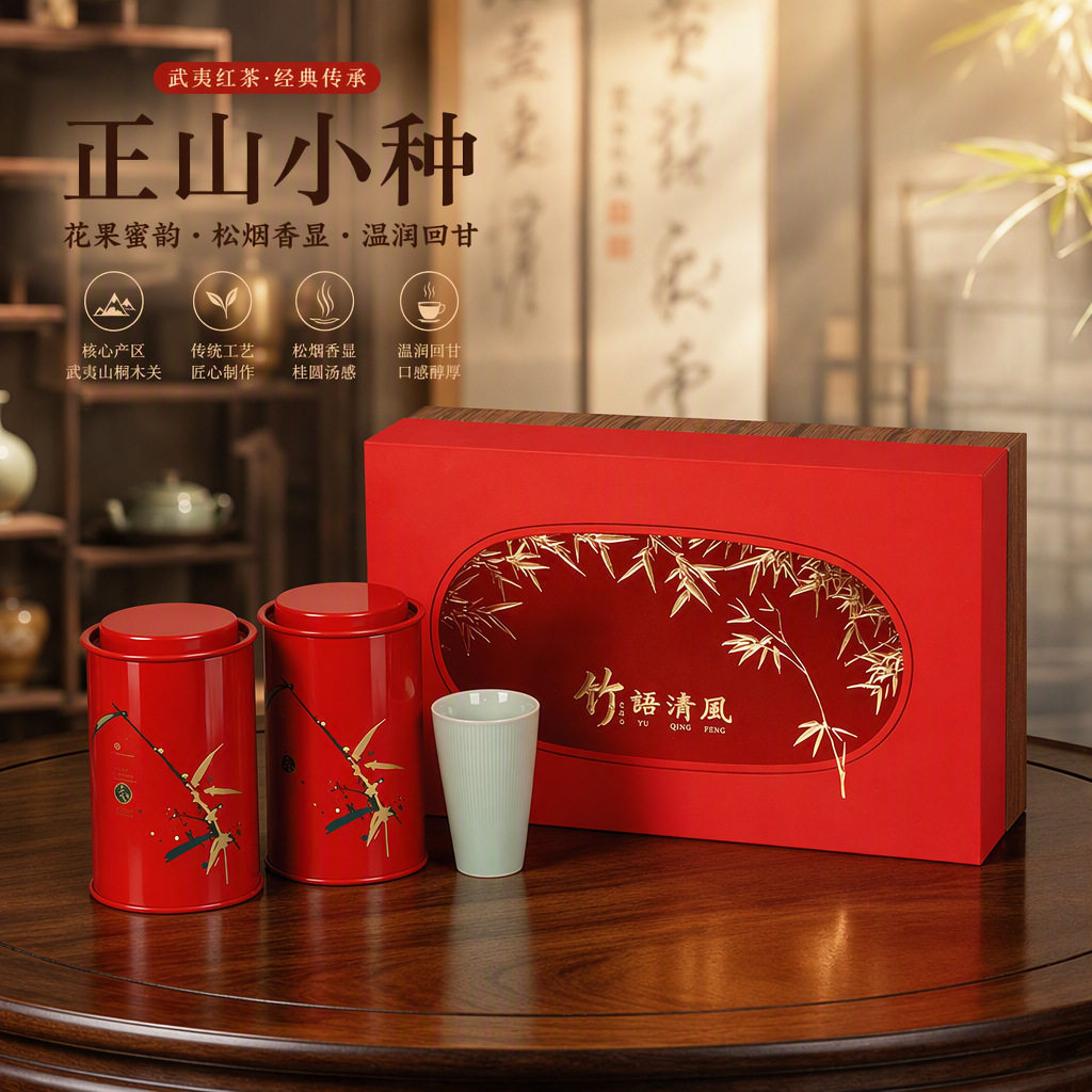 高端正山小种茶叶礼盒商务随手礼