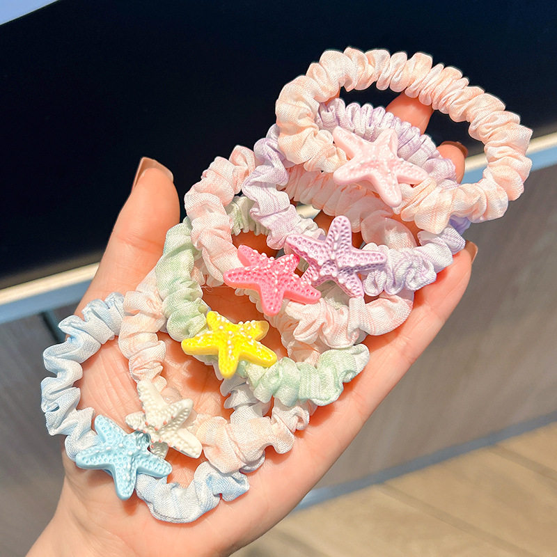 可爱海星小肠发圈女发饰
