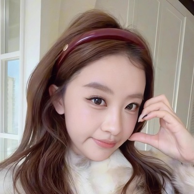 法国lastkiss 藤姐同款酒红色金标发箍女高颅顶气质头箍时尚发饰