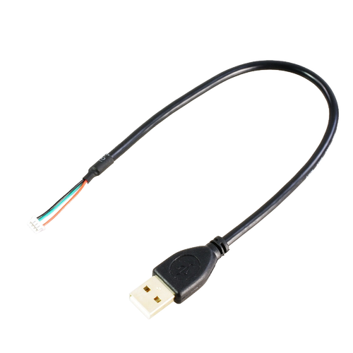 USB2.0转1.25mm间距4Pin端子工控广告触摸屏线mx1.25-4p插座数据