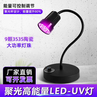 365nm405nm395nmUV紫外线固化胶荧光可调能量大功率实验室紫光灯