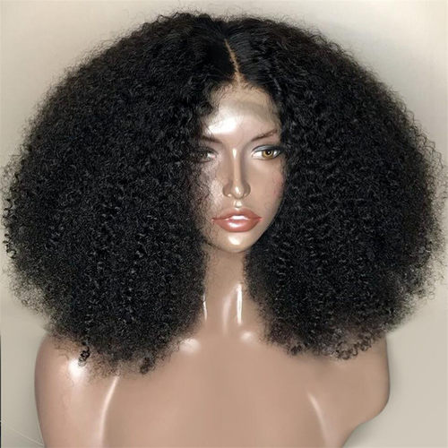 Afro Kinky Curly Wig x Lace Front Human Hair Wig High Ratio