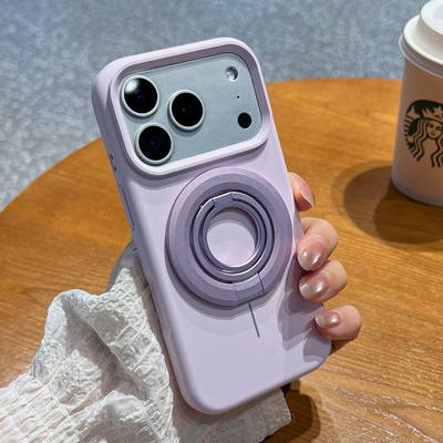 双环磁吸支架壳适用苹果17手机壳