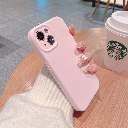 适用苹果系列液态硅胶磁吸手机壳