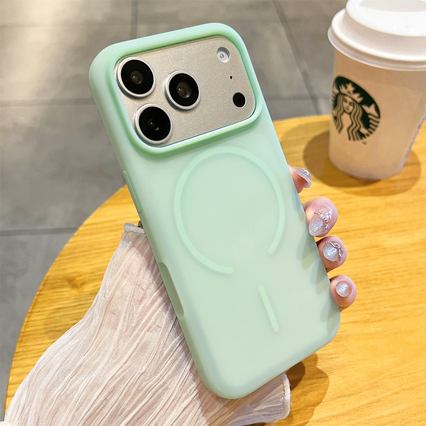 冰透超薄液态硅胶适用苹果17promax手机壳新款iphone1