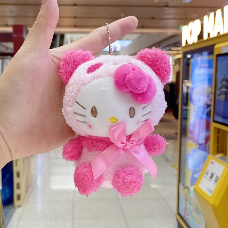 heelo kitty毛绒玩具哈喽凯蒂猫公仔hello挂件包挂饰女哈咯kt礼物