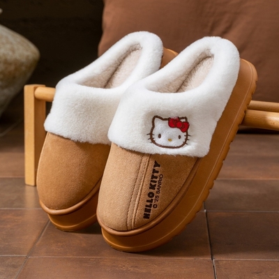 Kitty棉拖鞋防滑保暖加厚
