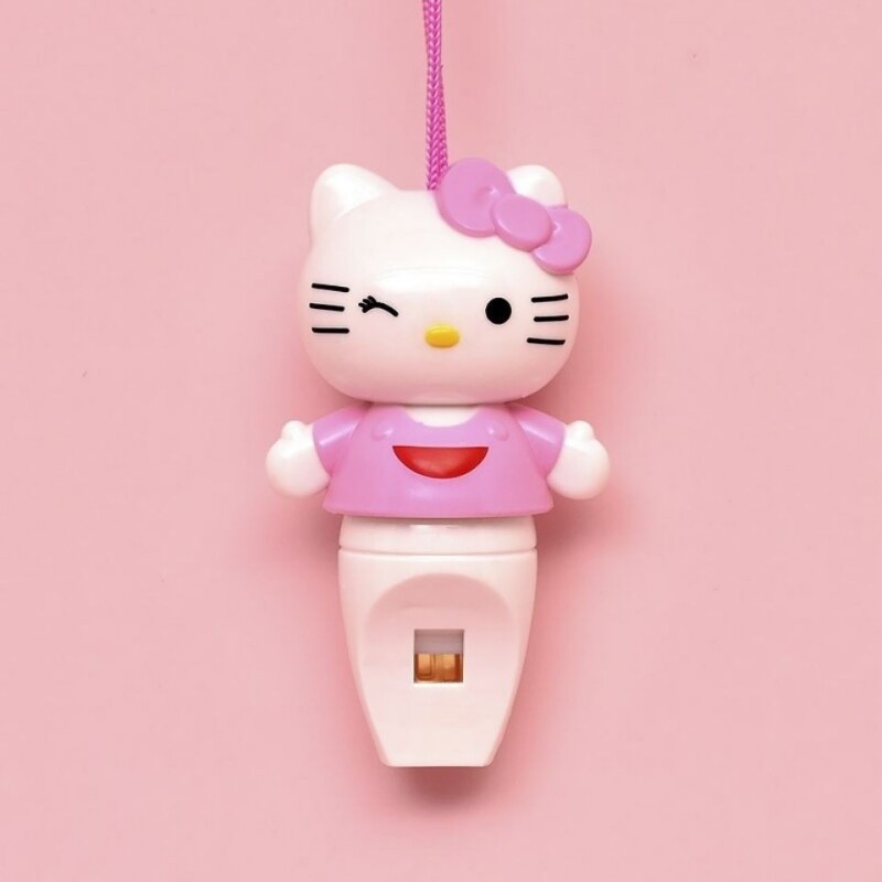 kiti猫玩具卡通口哨幼儿园儿童吊坠吊绳哈喽kitty礼品凯蒂猫哨子