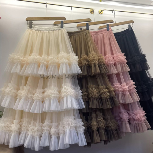 超仙重工木耳边半身裙SkirtMini