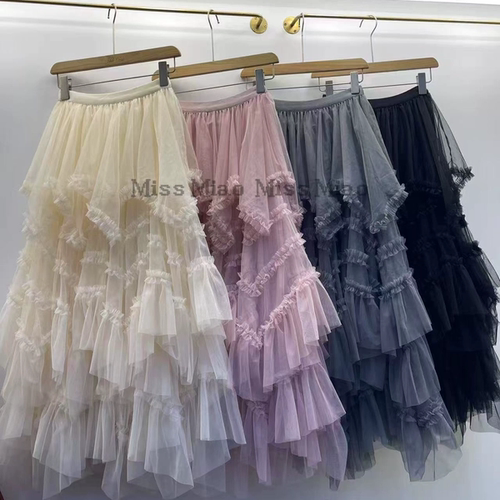 2025韩系复古蕾丝半身裙