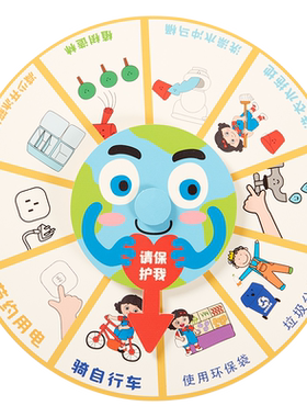环保行动转盘手工diy玩具材料包