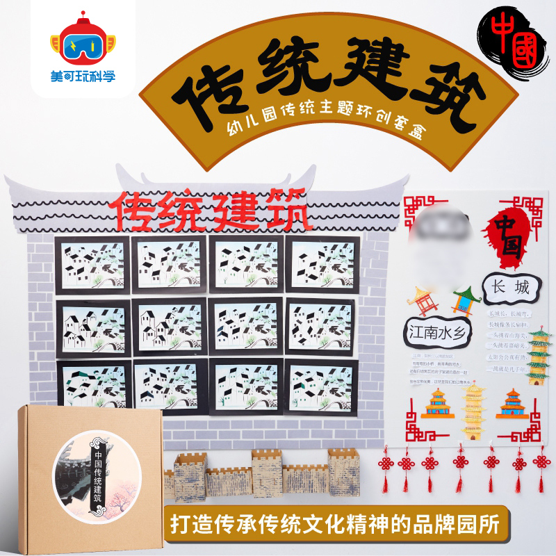 幼儿园大型主题墙环创装饰材料包