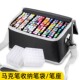 马克笔专用笔袋帆布收纳袋大容量马克笔单只收纳底座30色40色多功能文具收纳盒学生用记号笔单支插笔座空盒