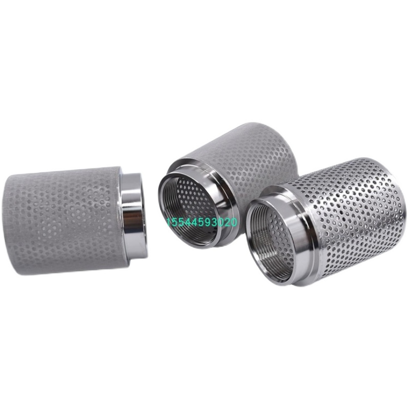 316不锈钢海水过滤器 水泵入口冷却液滤网 40目胶水油墨1.2寸滤芯