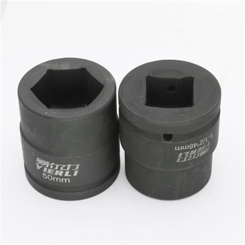 1寸半风炮套筒38mm接口液压扳手气动六角套头船舶矿山36mm-100mm