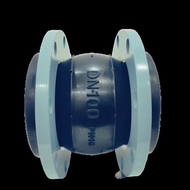 橡胶法兰软连接 避震喉柔性膨胀节法兰式橡胶软接头DN80 100 150