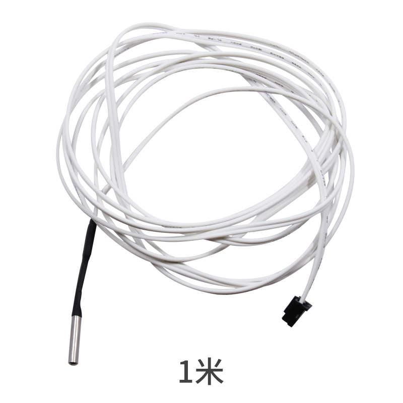 3D打印机NTC单端玻封o热敏电阻测温电偶温度传感器线100K 1% 3950