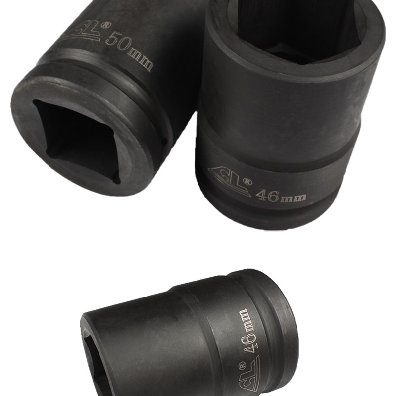 1寸半风炮套筒38mm接口液压扳手气动六角套头船舶矿山36mm-100mm